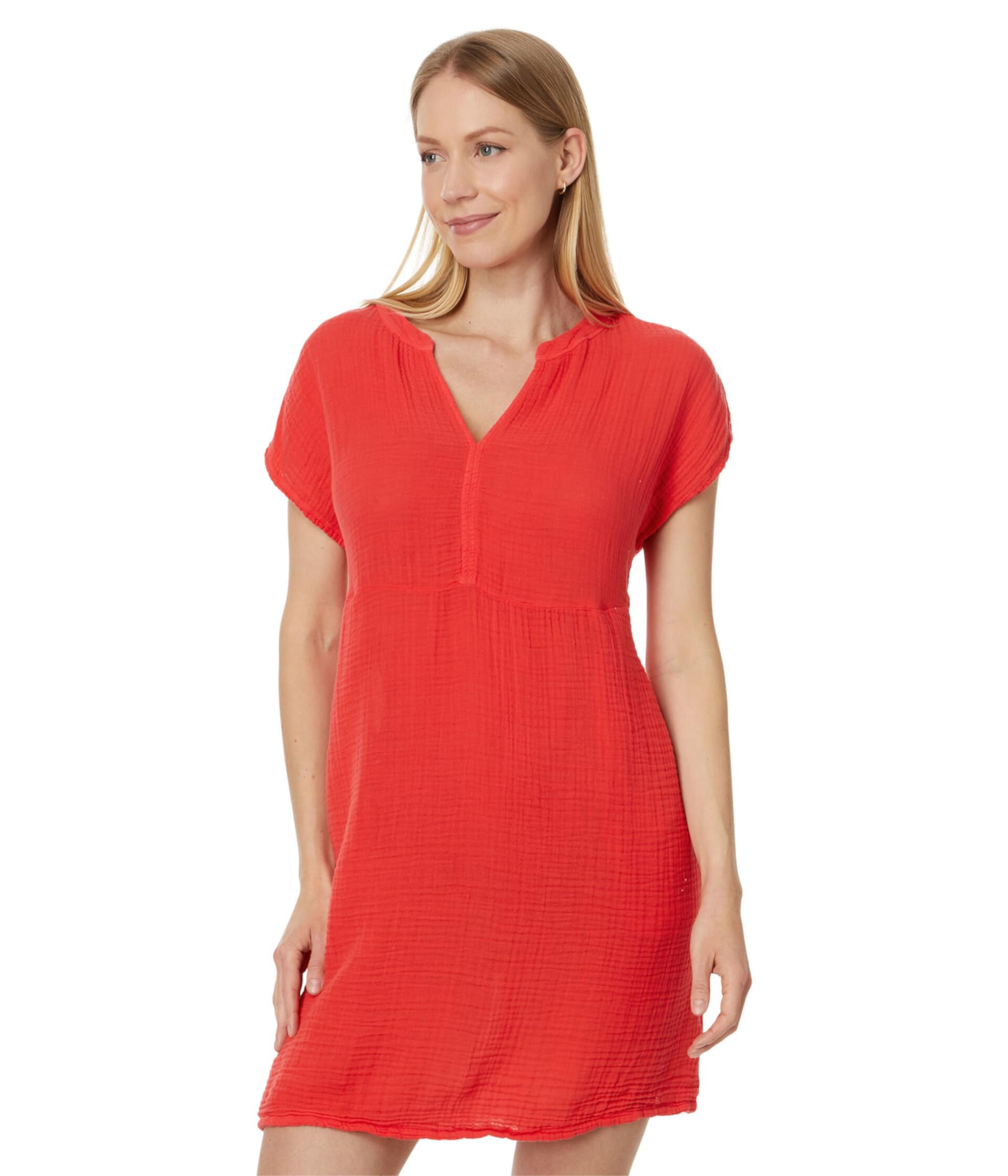 Mira Split Neck Dress Michael Stars