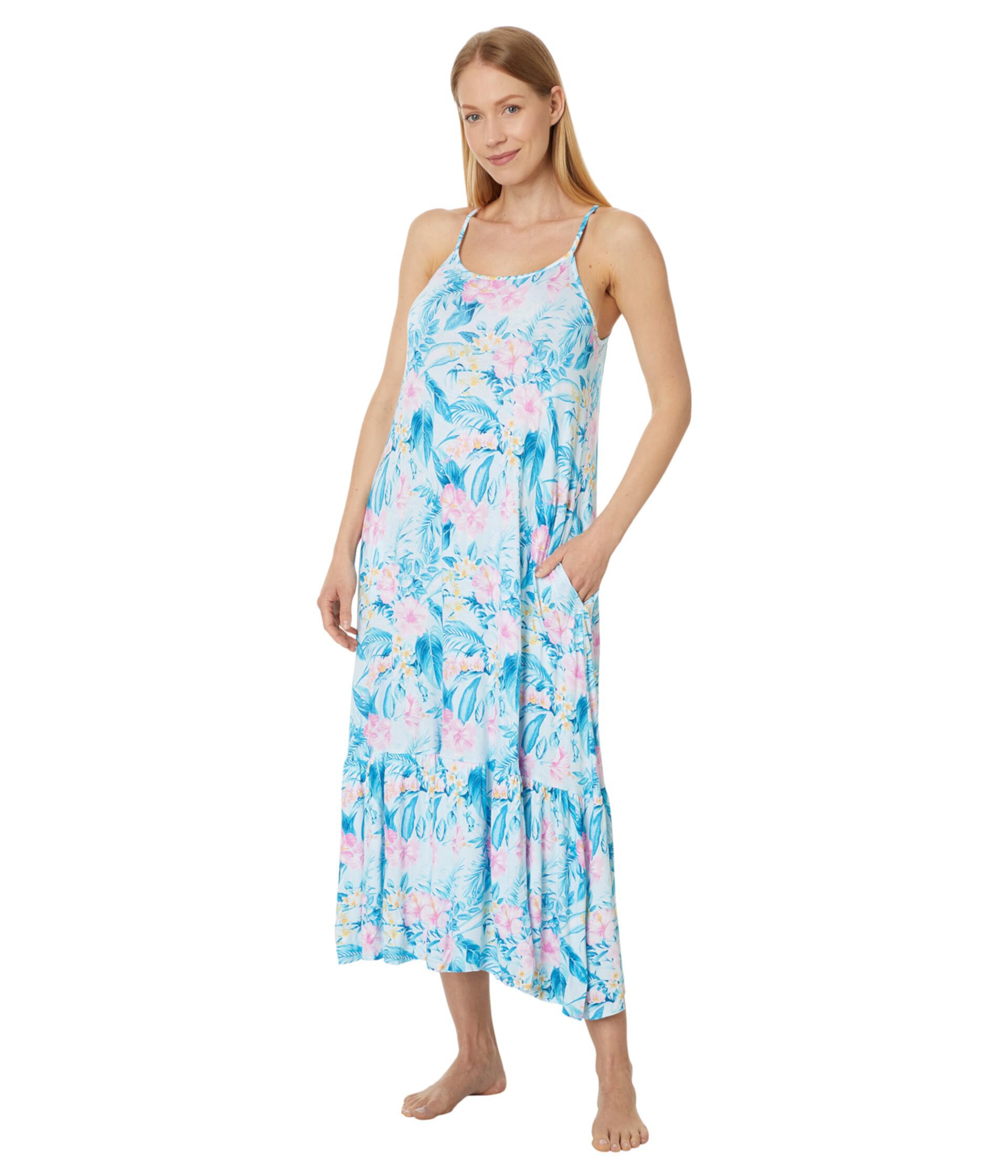 Женская Ночная сорочка Tommy Bahama Tropical Sleeveless Maxi Gown Tommy Bahama