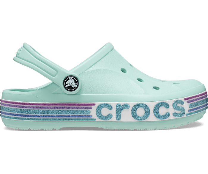 Kids’ Bayaband Rainbow Glitter Clog Crocs