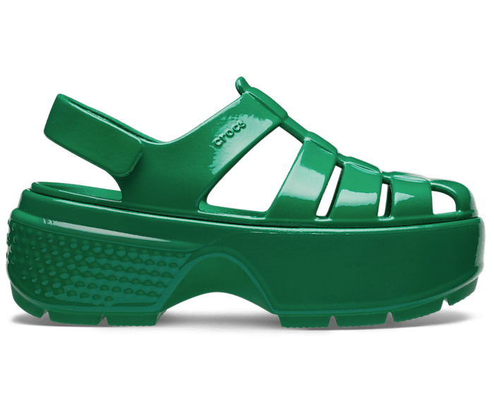  Сандалии на плоской подошве Crocs Stomp Fisherman High Shine Crocs