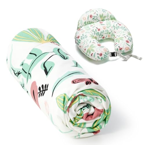 Momcozy Original Plus Size Nursing Pillow Cover, Fits All Breastfeeding Pillows, 100% Cotton Cover with Adjustable Waist Strap, Spring Leaves, Cover Only Momcozy