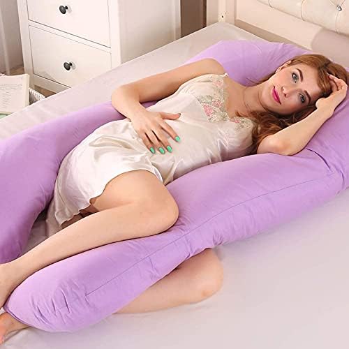 Adjustment Belt Body Pregnancy Pillow Maternity Pillow Support for Back Hips Legs Belly Detachable Body Pillow Comes with Washable Cotton Cover,M LCJD