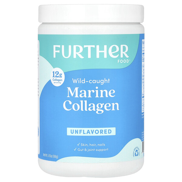 Wild-Caught Marine Collagen, Unflavored, 5.93 oz (168 g) Further Food