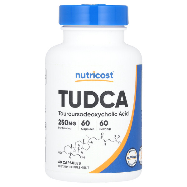 TUDCA, 250 mg, 60 Capsules Nutricost