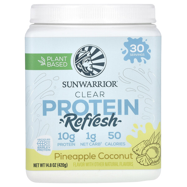 Clear Protein Refresh, Pineapple Coconut, 14.8 oz (420 g) Sunwarrior