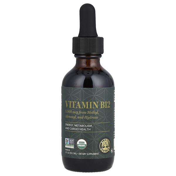 Vitamin B12, 5,000 mcg, 2 fl oz (59.2 ml) Global Healing