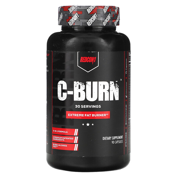 C-Burn, Extreme Fat Burner, 90 Capsules Redcon1