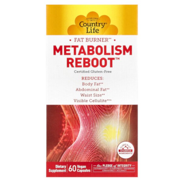 Metabolism Reboot, 60 Vegan Capsules Country Life