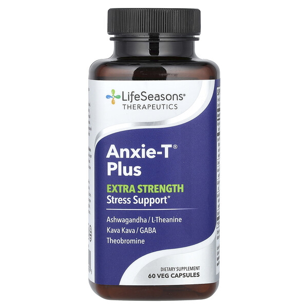 Anxie-T Plus, Extra Strength, 60 Veg Capsules LifeSeasons