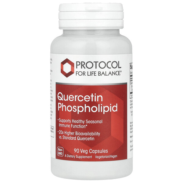 Quercetin Phospholipid, 90 Veg Capsules Protocol for Life Balance