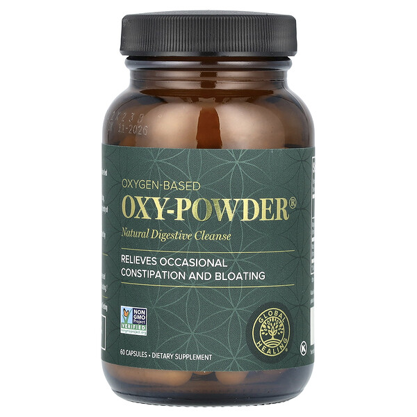 Oxy-Powder, Natural Digestive Cleanse, 60 Capsules Global Healing