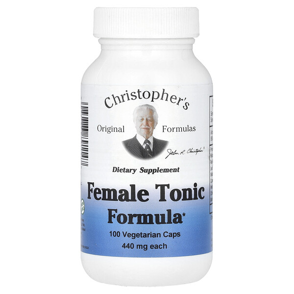 Female Tonic Formula, 440 mg, 100 Vegetarian Caps Christopher's