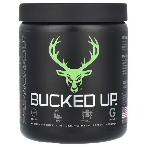 Pre-Workout, Watermelon, 11.2 oz (318 g) Bucked Up