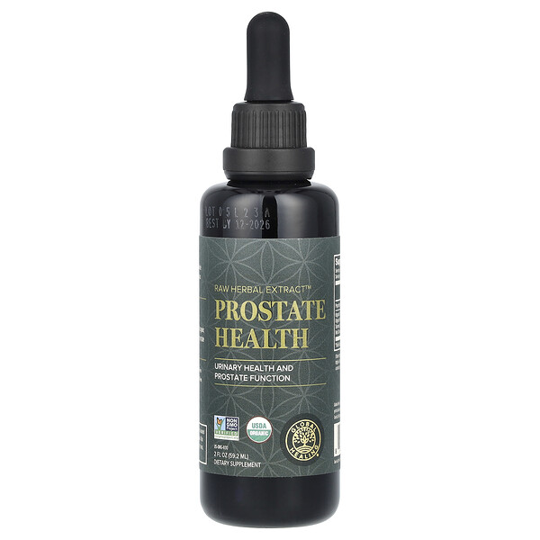 Raw Herbal Extract, Prostate Health, 2 fl oz (59.2 ml) Global Healing