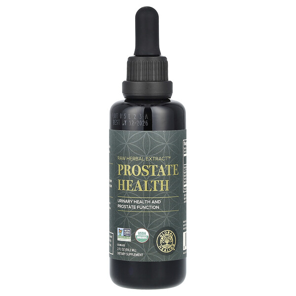 Raw Herbal Extract, Prostate Health, 2 fl oz (Жидкие унции) (59.2 ml) Global Healing