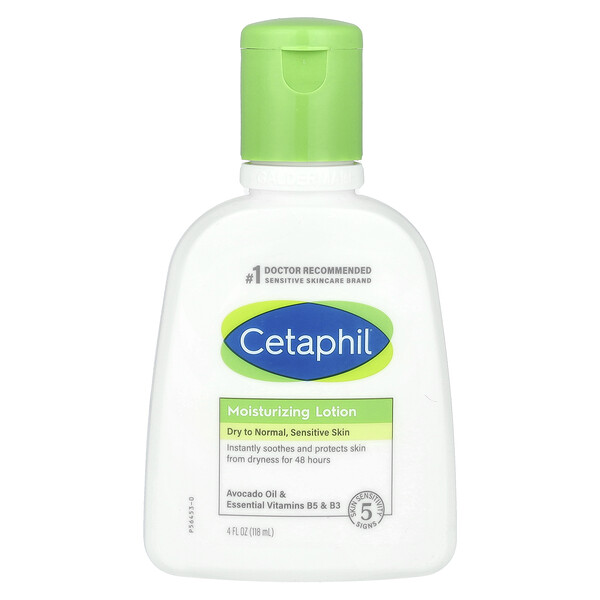 Moisturizing Lotion, Fragrance Free, 4 fl oz (118 ml) Cetaphil