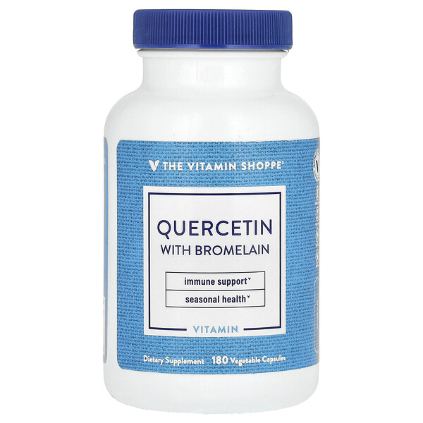 Quercetin With Bromelain, 180 Vegetable Capsules The Vitamin Shoppe