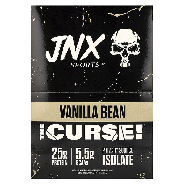 The Curse, Ultra Premium Whey, Vanilla Bean, 15 Packets, 1.13 oz (31.9 g) Each JNX Sports