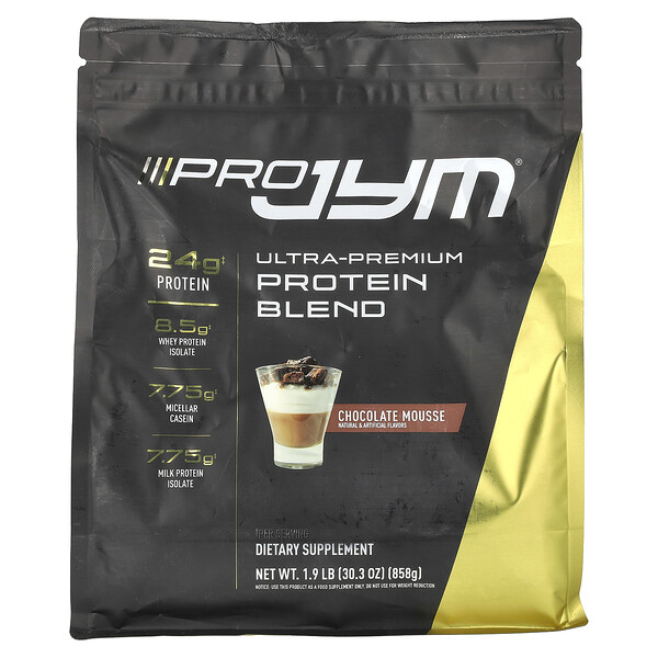 Pro JYM, Ultra-Premium Protein Blend, Chocolate Mousse, 1.9 lb (858 g) JYM Supplement Science