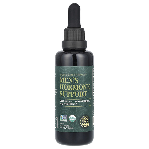 Raw Herbal Extract, Men's Hormone Support, 2 fl oz (59.2 ml) Global Healing