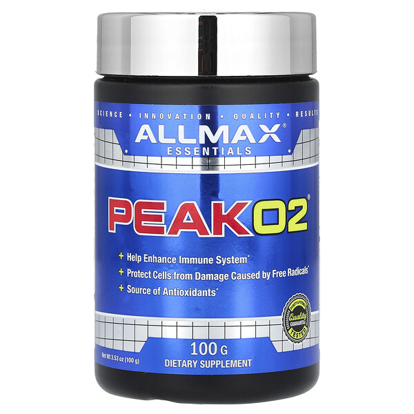 Essentials, Peak02, 3.53 oz (100 g) ALLMAX