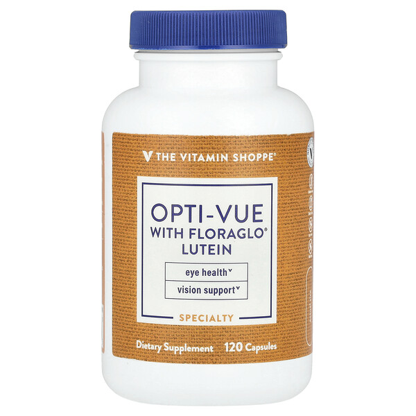 Opti-Vue with FloraGLO Lutein, 120 Capsules The Vitamin Shoppe