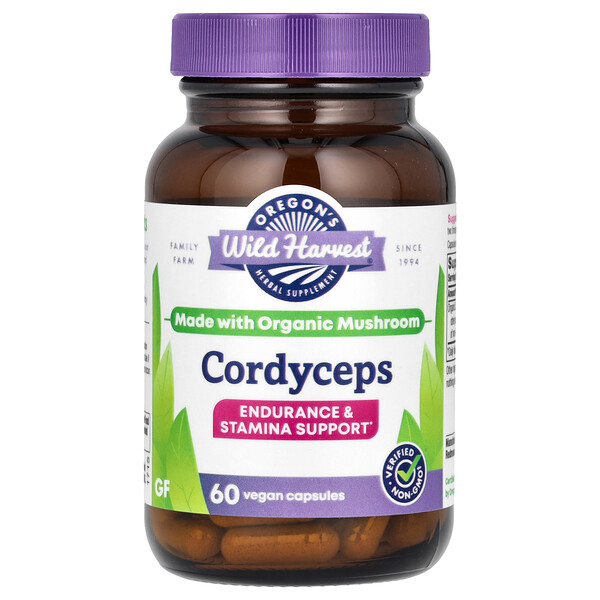 Cordyceps, 60 Vegan Capsules Oregon's Wild Harvest
