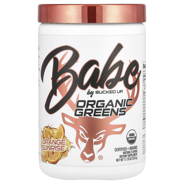 Babe, Organic Greens, Orange Sunrise, 11.75 oz (333 g) Bucked Up