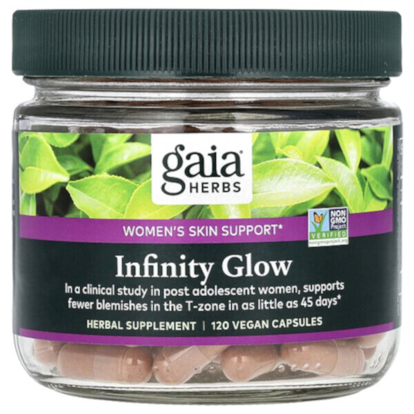 Infinity Glow, Women's Skin Support, 120 Vegan Capsules Gaia Herbs