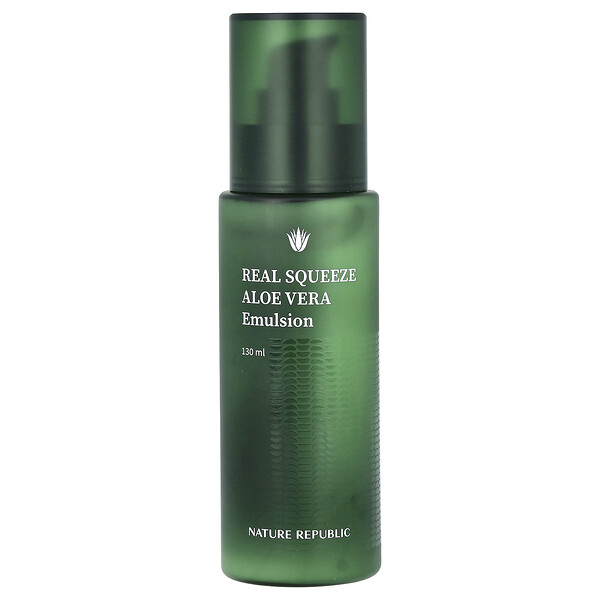 Real Squeeze Aloe Vera, Emulsion, 4.39 fl oz (130 ml) Nature Republic