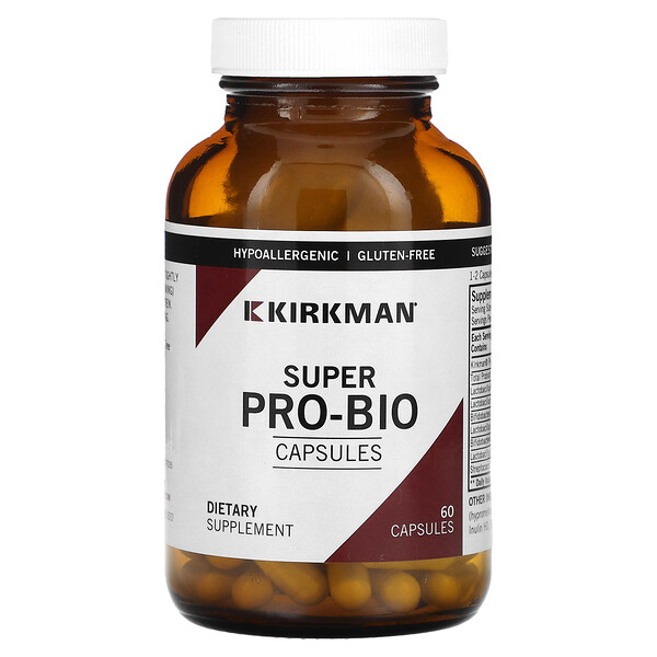 Super Pro-Bio, 60 Capsules Kirkman Labs