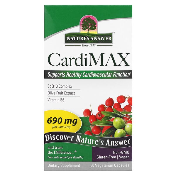 CardiMax, 60 Vegetarian Capsules Nature's Answer