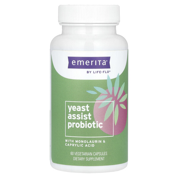 Yeast Assist Probiotic, 60 Vegetarian Capsules Emerita
