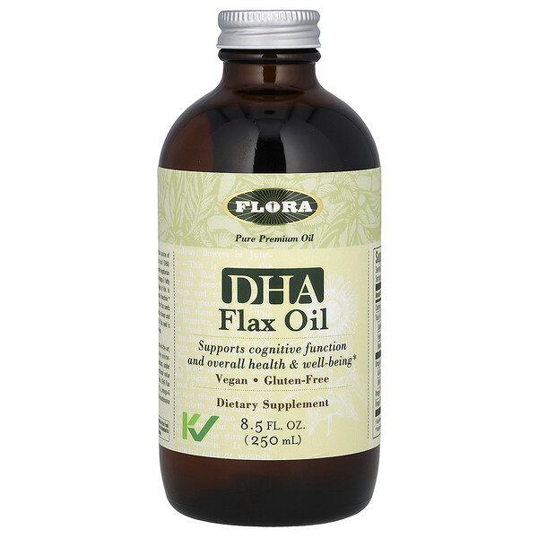 DHA Flax Oil, 8.5 fl oz (250 ml) Flora