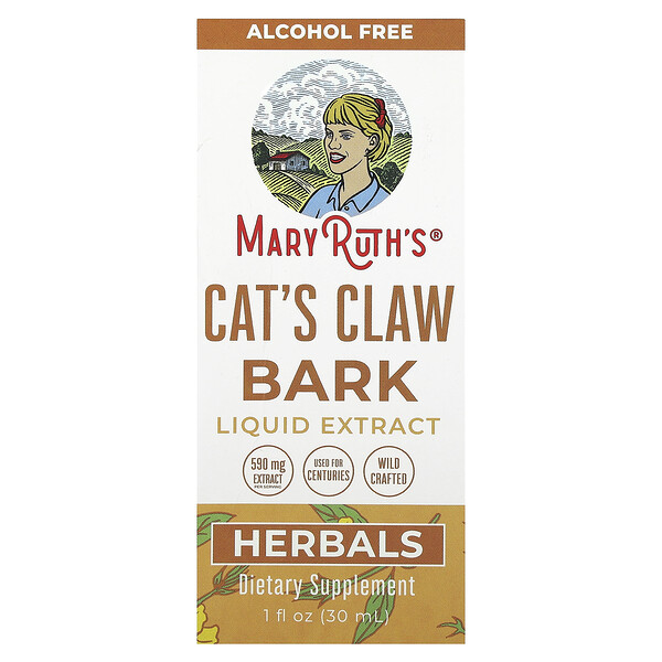 Cat's Claw Bark Liquid Extract, Alcohol Free, 1 fl oz (30 ml) MaryRuth's