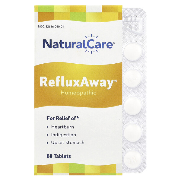 RefluxAway, 60 Tablets NaturalCare