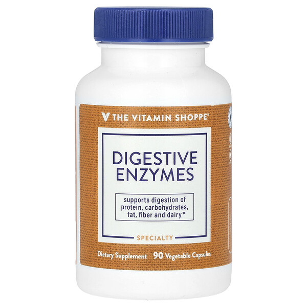 Digestive Enzymes, 90 Vegetable Capsules The Vitamin Shoppe