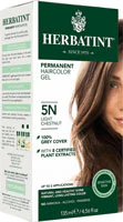 Permanent Hair Color Gel 5N Light Chestnut -- 135 mL Herbatint