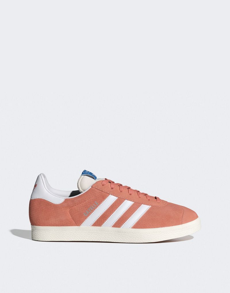 adidas Originals Gazelle sneakers in peach and white Adidas
