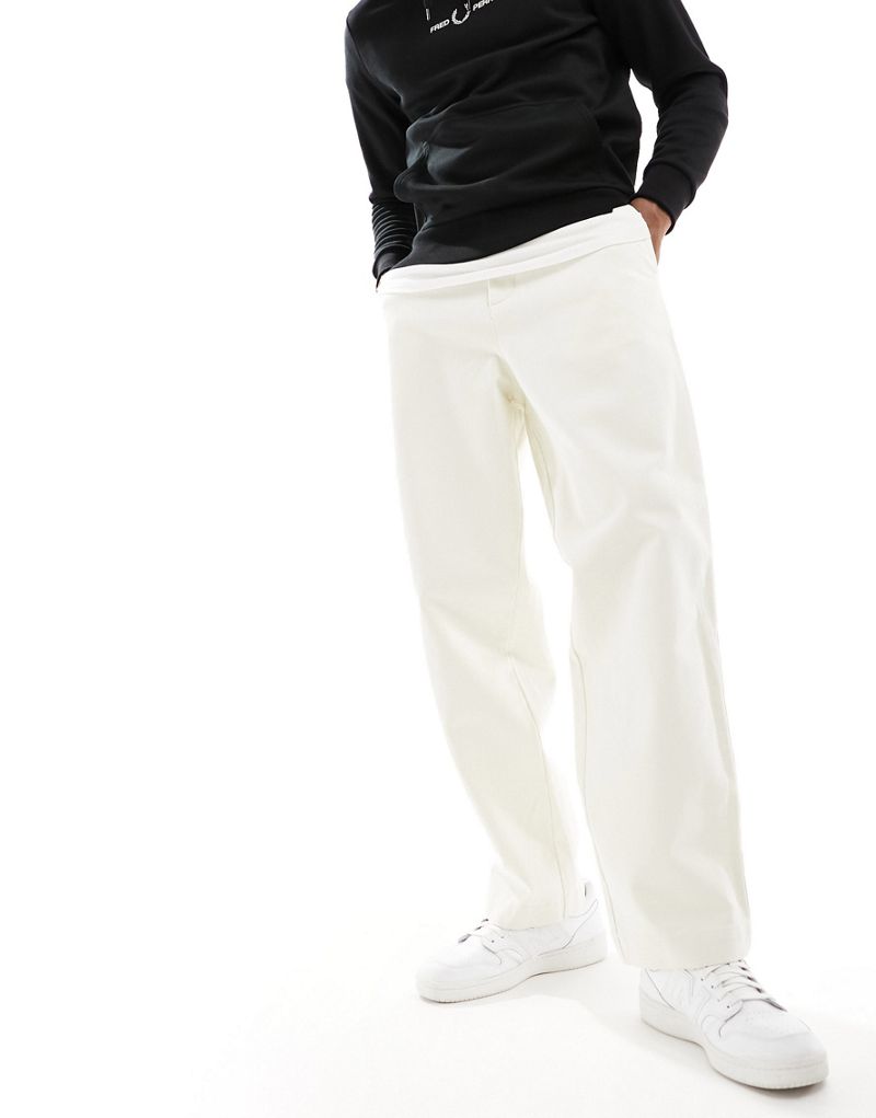 Fred perry cord pants in ecru Fred Perry