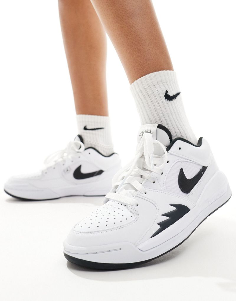 Nike Air Jordan Stadium 90 sneakers in white and black  Nike