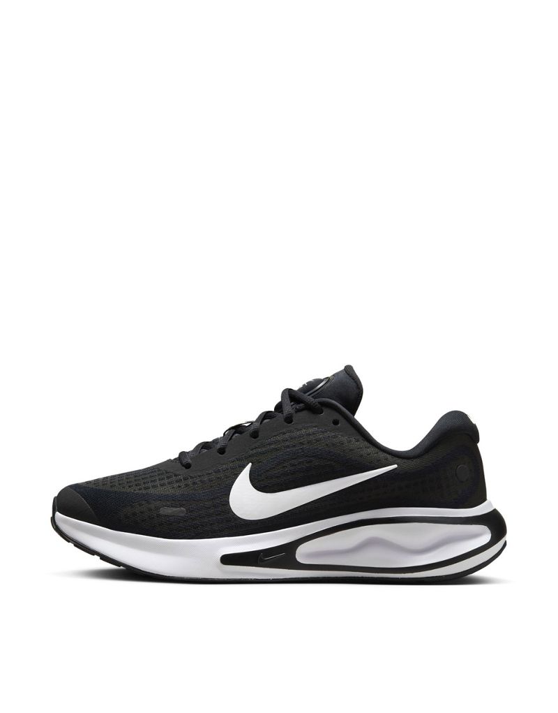 Nike Running Journey Run sneakers in black and white Nike
