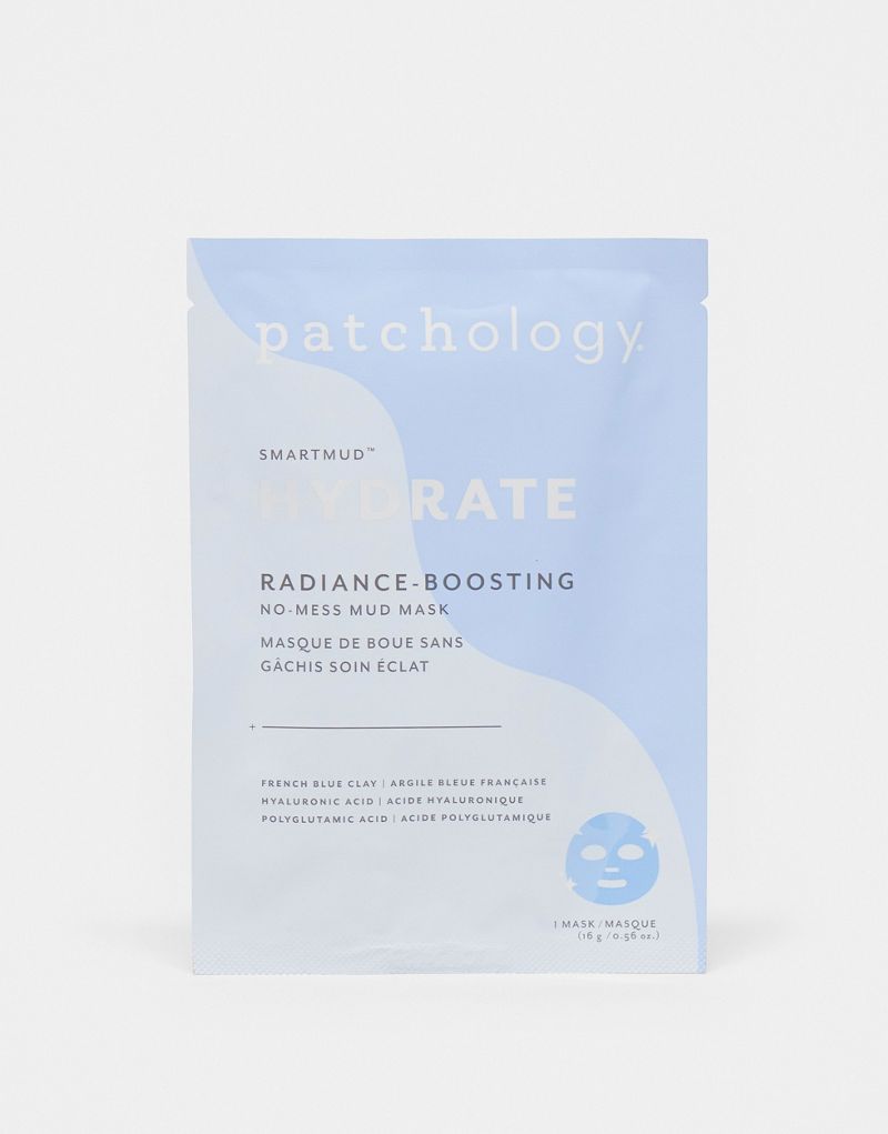 Patchology SmartMud Hydrate Radiance-Boosting No-Mess Mud Mask Single Patchology