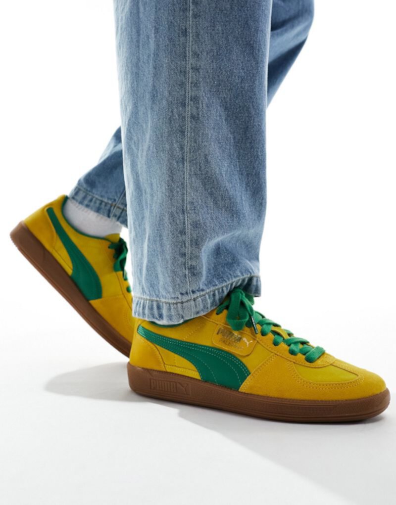 Puma Palermo sneakers in yellow & green PUMA