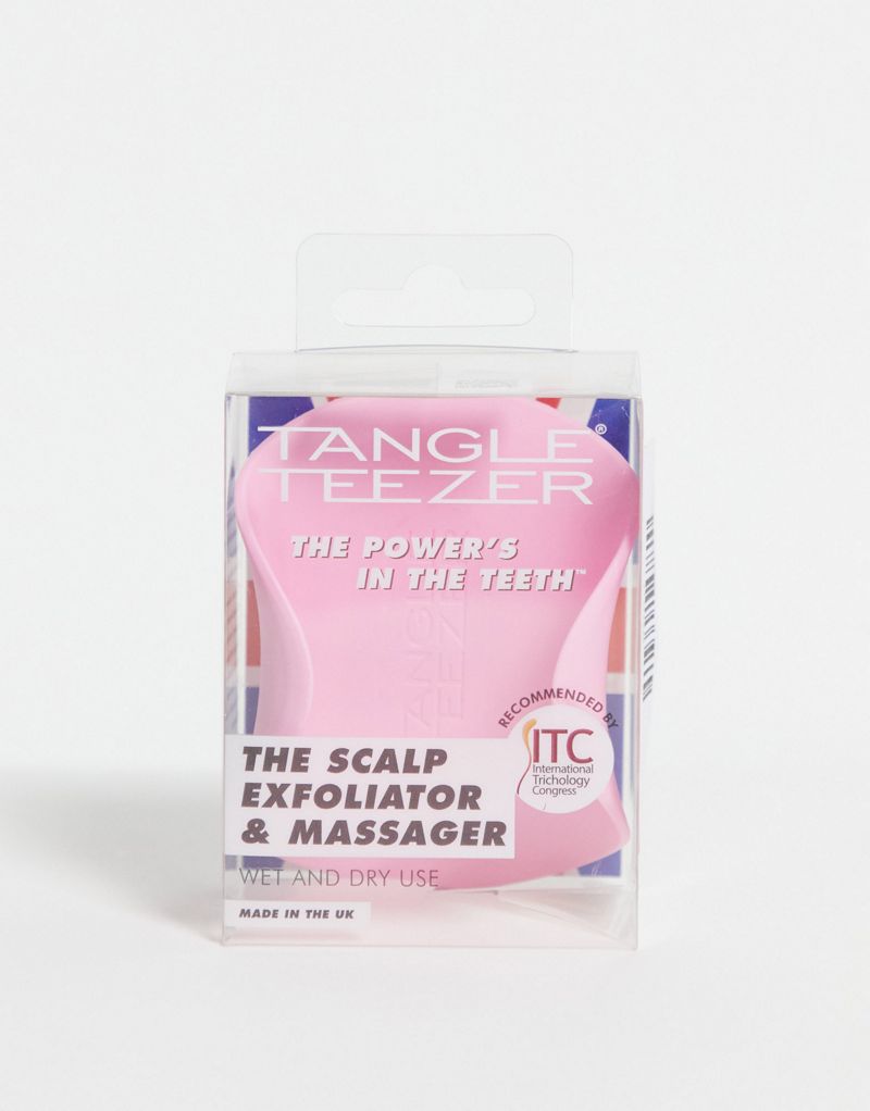 Tangle Teezer Scalp Massager & Exfoliator - Light Pink Tangle Teezer