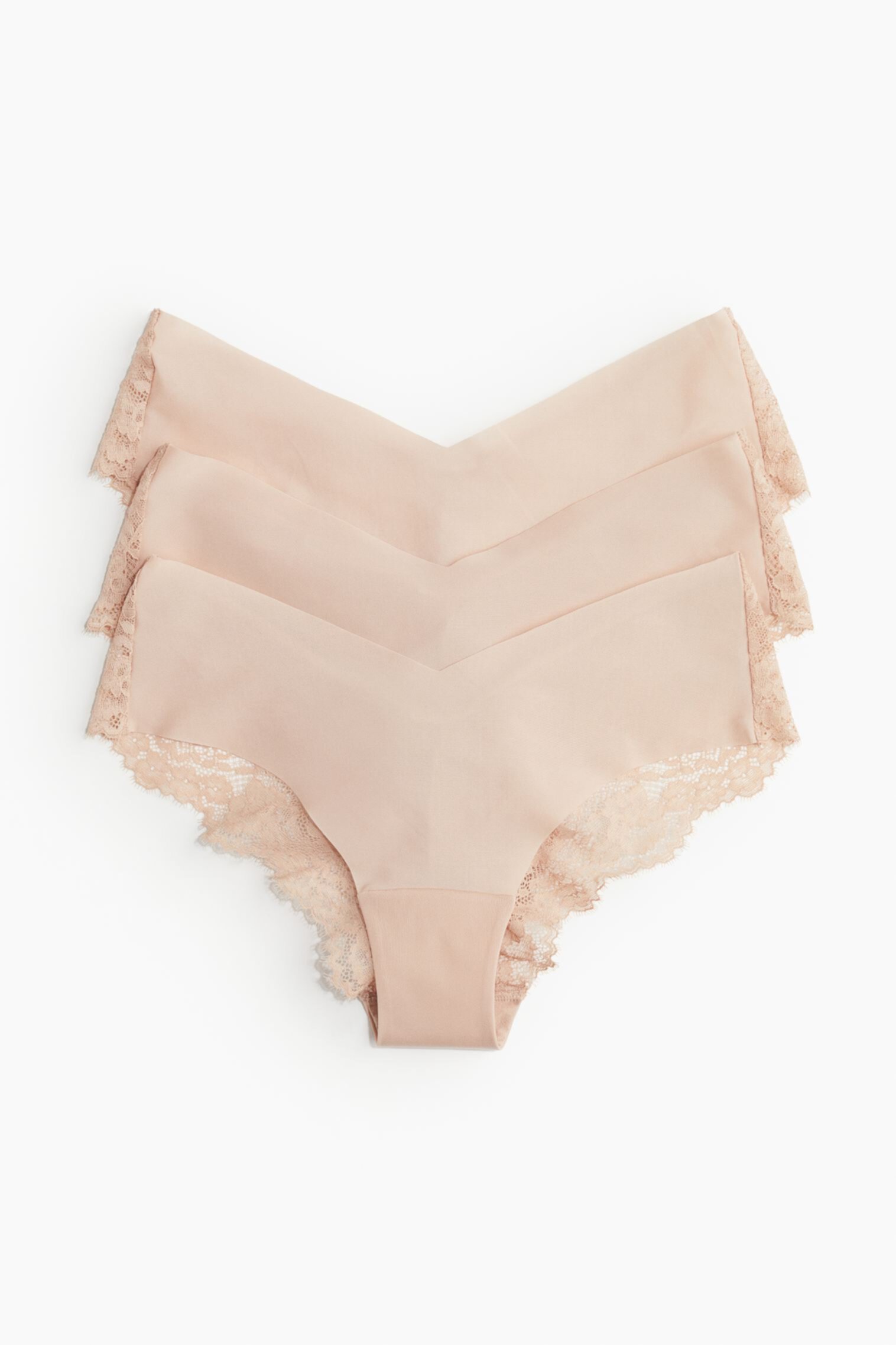 3-pack Invisible Hipster Briefs H&M