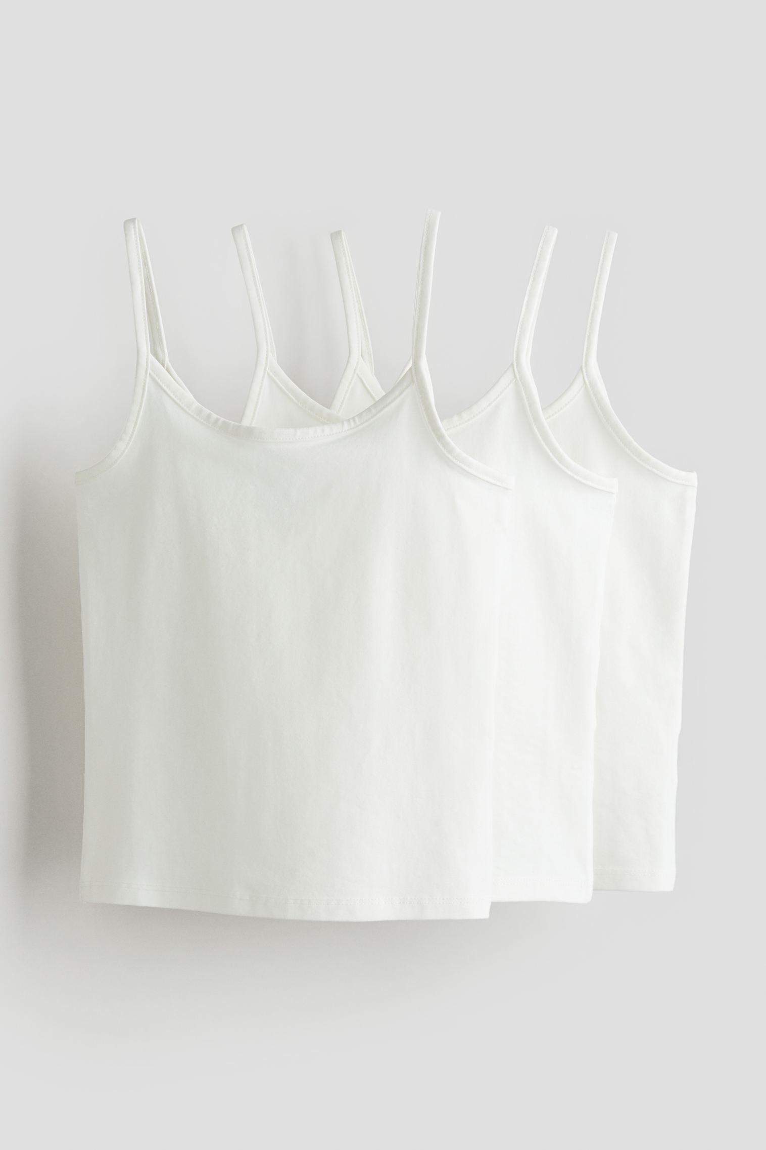 Майки H&M Для девочек 3-pack Camisole Tops H&M