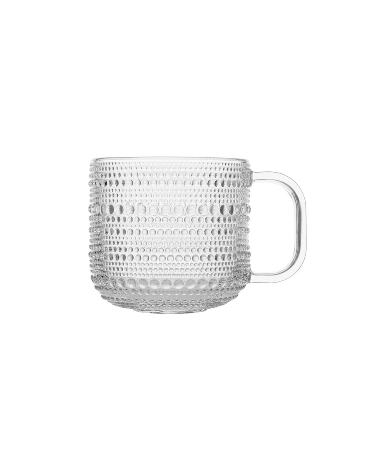 Jupiter Clear Coffee Cup 12oz, Set of 6 Fortessa