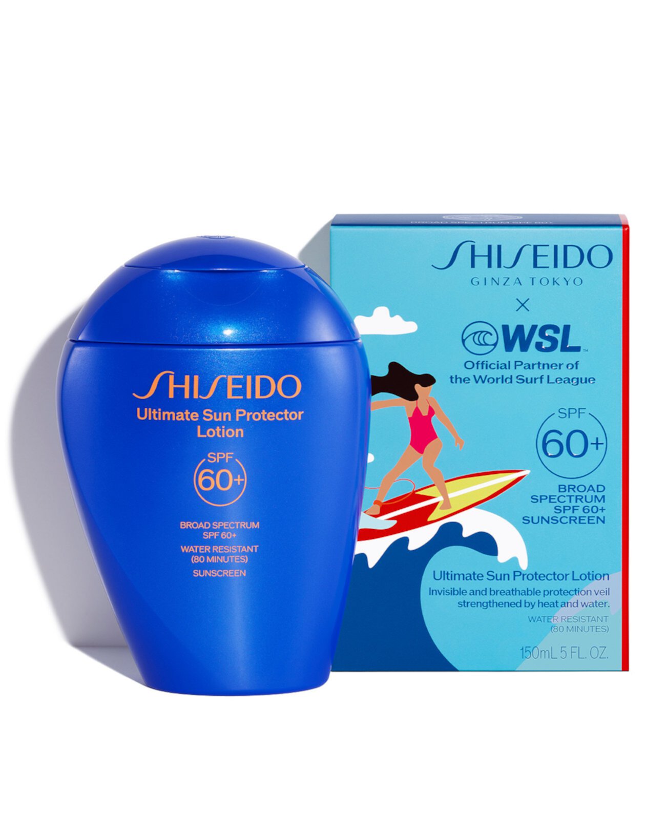 Легкий солнцезащитный крем Ultimate Sun Protector SPF 60+ для лица и тела Shiseido