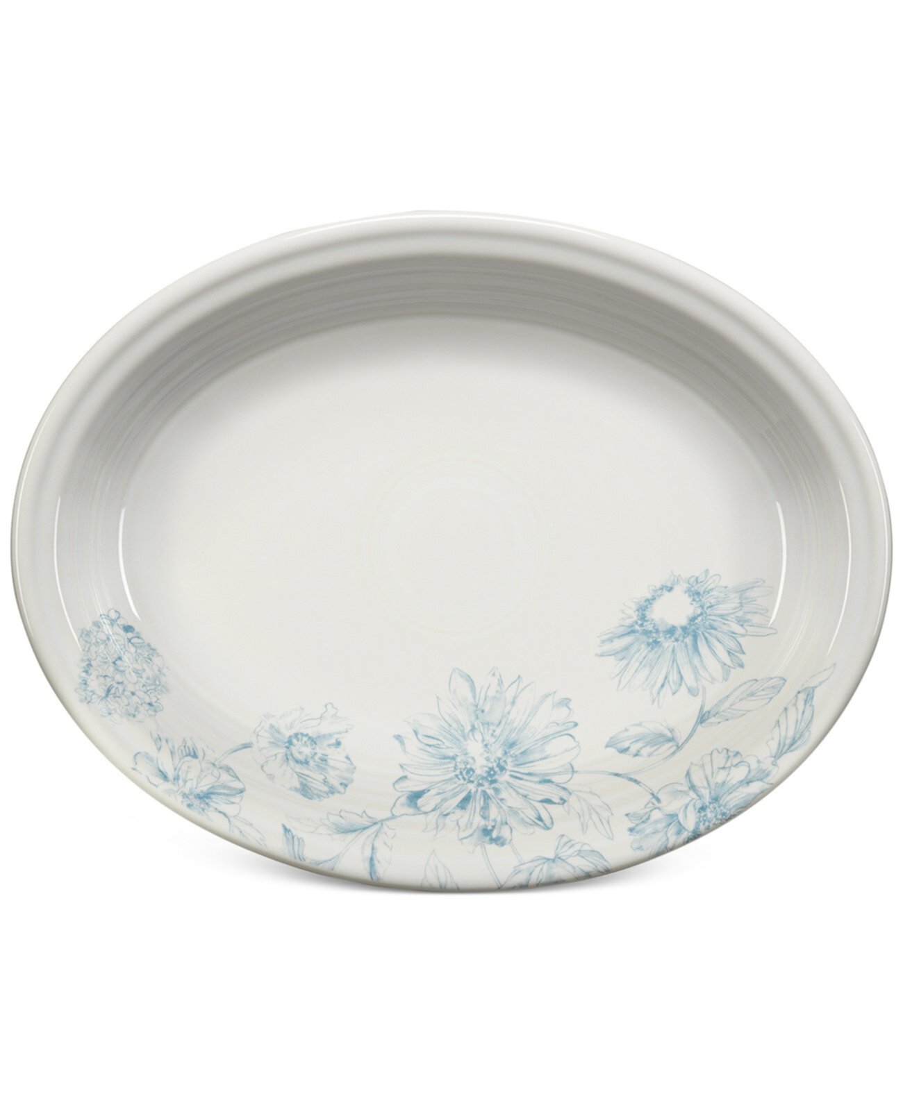 Botanical Floral Oval Platter FIESTA